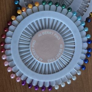 Assorted Colours 38mm Berry Pin Wheel - Spool of 40