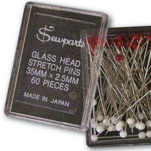 Glass Head Pins 1-7/8 (100 Pack)