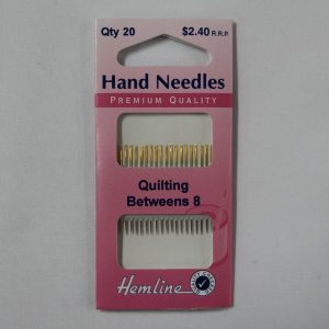 Bohin Betweens Quilting Hand Needles - Size 10 - 20/Pack