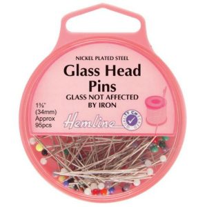 Glass Head Pins (5-box pack)