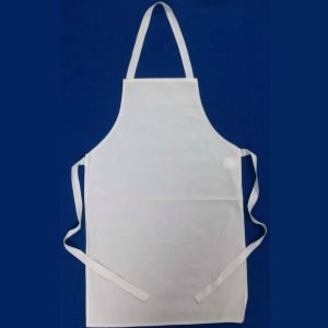 White PVC Coated Cotton Drill Apron