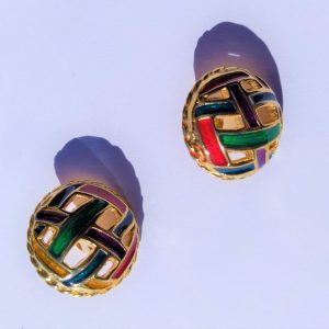 28mm Gold Button